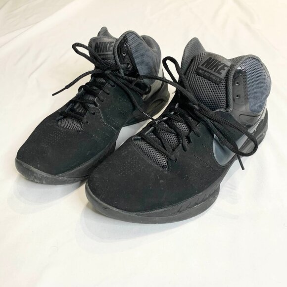 Nike Air Visi Pro 6 Black High-Top Basketball Sneakers 749168-003 Men's Sz 8.5 - Picture 8 of 9